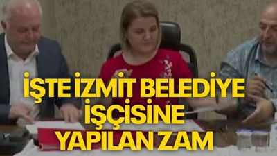 İşte İzmit’te işçinin aldığı zam